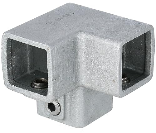 Rohrverbinder Eckkopfverbinder 90°, 3-Fach, für Quadratrohr 40 mm AVERDE