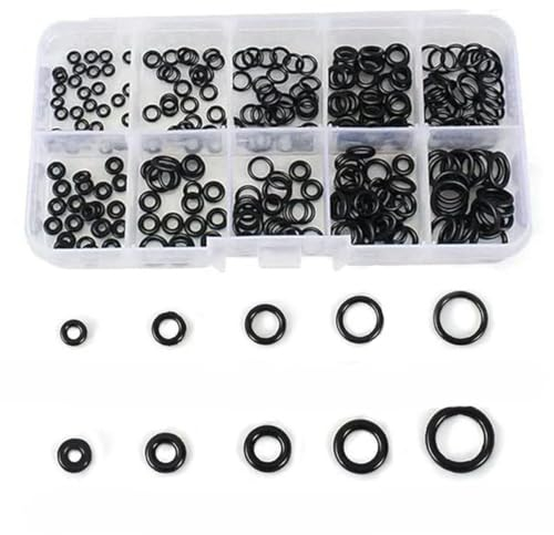50~250pc O-ring Rubber NBR Seal Assortment Washer Gasket O Ring Kit Repair Faucet Pipe Car Plumbing Pneumatic Accessory Tool Set-250pcs