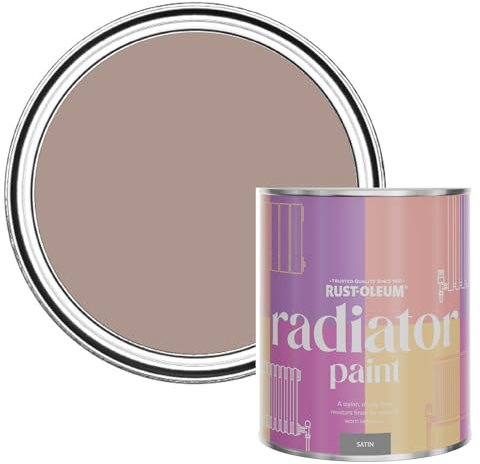 Rust-Oleum Pink Heat Resistant Radiator Paint in Satin Finish - Haversham 750ml