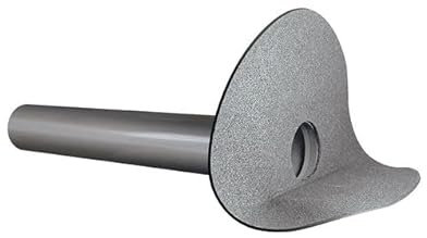 Fleck Flachdachwinkelablauf DN 100 Bitumen mit Flansch Bitumen-Schweißbahn verepresst