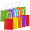 OWill Papiertüten Bunt,10 Stück Geschenktüten, Papiertüten klein mit henkel,Geschenktüten Kindergeburtstag,Partytüten aus Kraftpapier für Kindergeburtstag, Hochzeiten-150×80×210mm