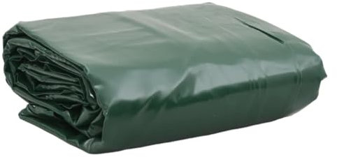 Lona Impermeable 4x4 m Verde - Resistente a Rayos UV, Desgarros y Moho - PVC Alta Durabilidad para Exteriores -30°C a 70°C