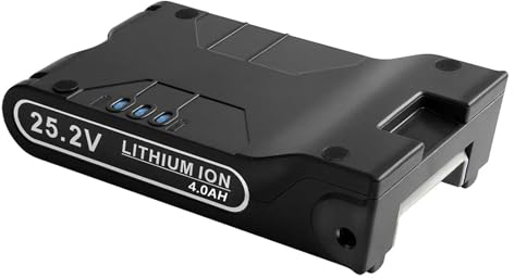 25.2V 4.0Ah Replacement Battery，Compatible For Shark XBAT200， IF200 IF201 For Cordless Vacuum Cleaners ION Flex Removable Battery(1PCS)