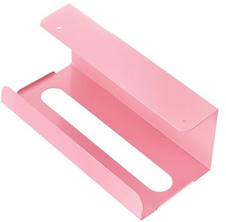 COSMEVIVI 1Pc Porte-Serviettes en Papier sous Armoire Porte-Distributeur De Serviettes Rose Support De Papier Toilette Porte-Serviettes en Papier