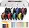 LightingWill 20 AWG 0,5mm² Silikon Elektrokabel Set in 8 Farben, 15 Meter pro Rolle Litzendraht Kabel, Flexibel Verzinntes Kupferkabel für DIY, KFZ, Heiminstallationen und Stromverkabelungen