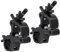 sourcing map Light Truss Clamps, Aluminum Alloy Stage Lighting Pipe O Clamp for 1.22-1.38inch & 1.5-1.77inch OD Tube Max Load 220Lb Double Buckle, 2Pcs, Black