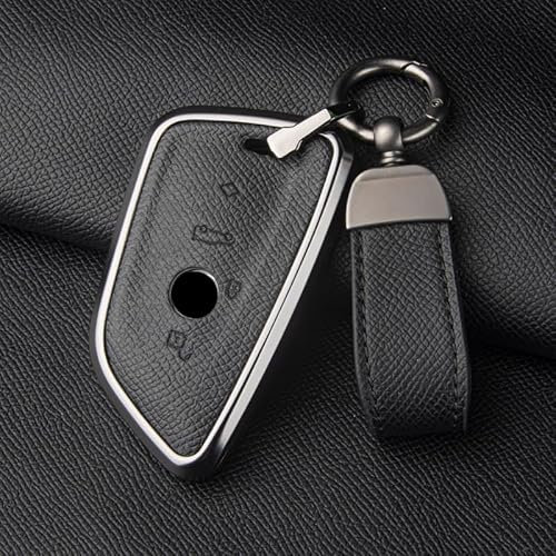ZzYyyJie Für BMW 3/4/5 Series X1 X2 X3 X4 X5 X6 325Li 530 i3 iX3 Autoschlüsseletui aus,Auto-Schlüsselanhänger, Autoschlüsseltasche,B-Black-3