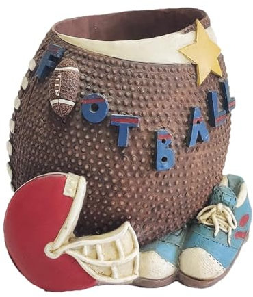 Stifthalter – Stift-Organizer in einzigartiger Form mit Fußballhut-Sneakern | Stiftehalter zum Thema Fußball | Stifteköcher, multifunktionaler Schreibtisch-Organizer für Gar