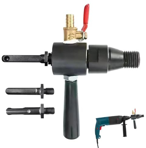 Wasseradapterwerkzeug für elektrische Bohrmaschine, Wasserbefestigungsstab für Bohrmaschine, Wasseranschluss aus Kupfer für elektrische Bohrmaschine, Wassereinspritzadapter mit Hammer