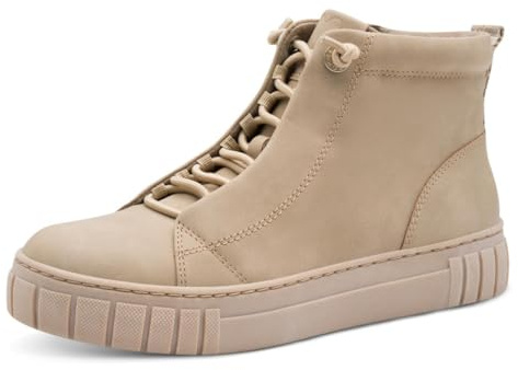 MARCO TOZZI Damen Stiefeletten zum Schnüren ohne Absatz mit Reißverschluss