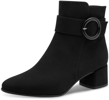 MARCO TOZZI Damen Stiefeletten mit Blockabsatz Elegant