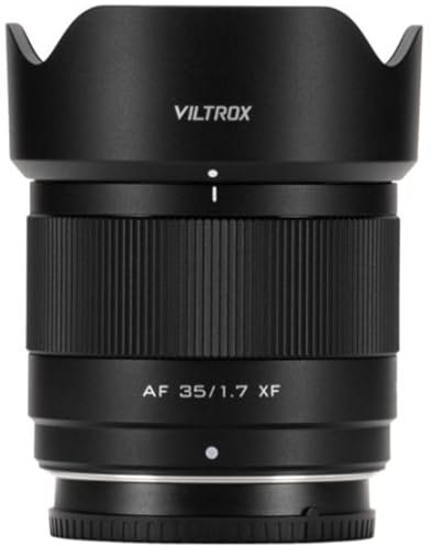 VILTROX 35mm F1.7 X Mount APS-C per Fuji X Mount Autofocus,Obiettivo AF 35mm f/1.7 X a Lunghezza Focale Fissa con Grande Apertura per Fuji X-Pro2 X-T3 X-T10 X-T30 X-T200 X-H2 X-T5 X-S20 X-T50