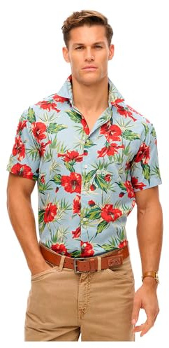Superdry Herren Hemd mit Hawaii-Print