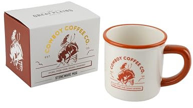 CGB Giftware | Stoneware Mug 'Cowboy Coffee Co.' in Gift Box | Homeware | Kitchenware | Novelty Mug | GB08612