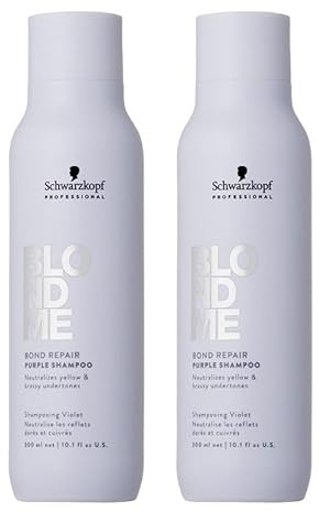 Schwarzkopf DOUBLE BlondMe Bond Repair Purple Shampoo 300ml