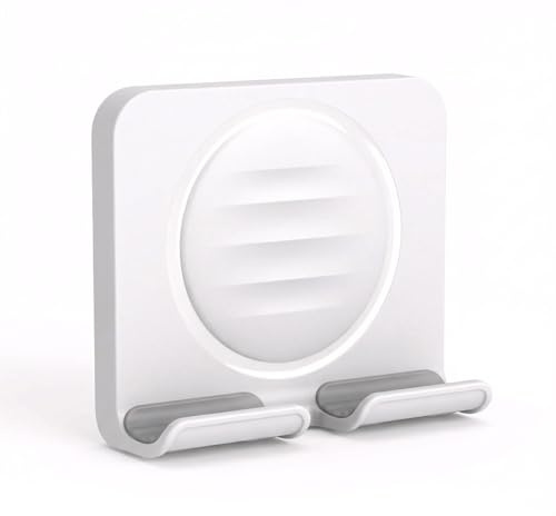YIPFEN Support tablette double fonction, support téléphone, support mural pour tablette, support de bureau pour téléphone, compatible avec smartphones et tablettes, utilisation murale ou sur table