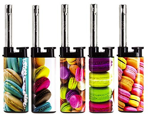 Briquet Macaron Allume gaz Lot de 5