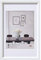 walther design Bilderrahmen weiss 15 x 20 cm mit Passepartout, Steel Style Kunststoffrahmen ES520W
