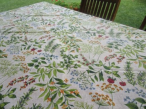 Pago Poco Novita Tischdecke rund, Maße: 180 cm, Blumenmuster, 100 % Baumwolle, Made IN Italy!!!!