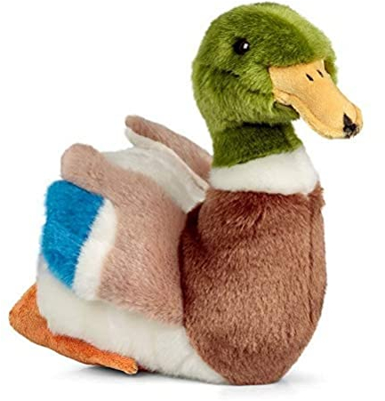Animigos Plüschtier Stockente, Stofftier im realistischen Design, kuschelig weich, ca. 26 cm groß