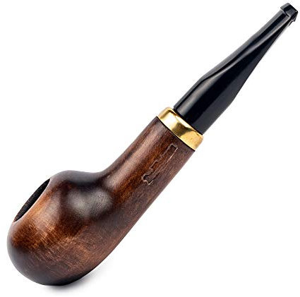 Dr. Watson - Tabakpfeife, Mini Serie, handgefertigt aus Ahornholz (Braun)