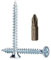 Lote de 100 tornillos para madera de acero galvanizado de 5,0 x 50 mm, tornillos de cabeza Pozi-Drive, fijadores, avellanados, tornillos de aglomerado (100 unidades)