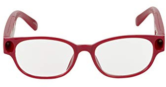 Speq Lesebrille Lesehilfe Sehhilfe, mit integriertem LED Licht, Akkus und USB Anschluss, für Männer und Frauen