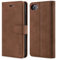 TOHULLE Case for iPhone 7 iPhone 8 iPhone SE 2020 iPhone SE 2022, Premium Leather Wallet Case with Card Holder Kickstand Magnetic Closure Flip Folio Case Cover Compatible with iPhone 7/8/SE - Brown