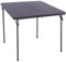 REDCAMP 34 Folding Card Table with Folding legs, Lightweight Portable Fold in Half Square Picnic Garden Table for Adults Indoor Outdoor Game Bridge Dining, Brown