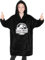 Jurassic World Übergroße Decke Hoodie Kinder Jungen und Mädchen Teenager (Schwarz)