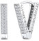 FaithHeart 925 Silber Creolen Ohrstecker, Triangel Ohrring mit Zirkonia für Herren Damen, Wikinger Rune Ohrstecker mit Geschenkbox für Freundin Freunden