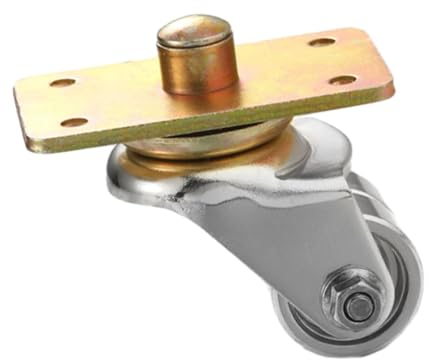 harayaa Rad Caster Vertikale Klavier Caster Schwenken Roller Bewegliche Caster für Schlafzimmer, Silber