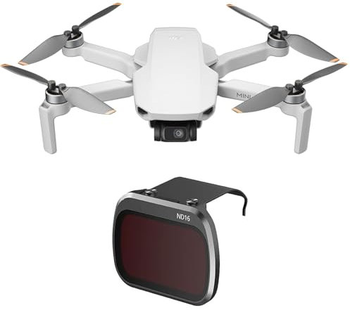 Uvafly Mini 4k ND16 Filter, Multi Coated Kamera Objektiv Filter für DJI Mini 4k/Mini 2 SE/Mini SE/Mini 2/Mavic Mini Drohne Zubehör