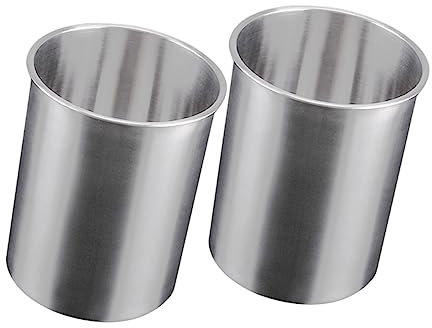 PRETYZOOM 2 5 L Eiskübel Aus Edelstahl Wein-eisbehälter Für Cocktails Bars Und Bier Tragbarer Bar-eimer Aus Metall Für Die Party Zu Hause