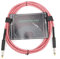 Cable de audio enchufado con cable de guitarra con cable de guitarra mtlaVishy para guitarras eléctricas e instrumentos electrónicos blancos (Red)