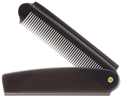 Faltbarer Kamm für Herren, Bartbürste, entwirrend, faltbar, für Herren, Damen, für Arbeit, Zuhause, Salon, Auto, Camping