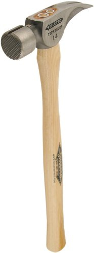 Stiletto Tools Inc TI14MS Titan 14-Ounce Titanium Framing Hammer with Straight Handle