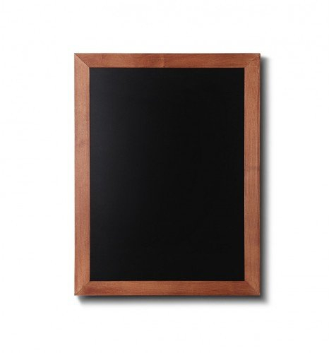 net-xpress Gastrotafel Holz Teak, 50x60, Tafel Kreidetafel für Gastro Gastronomie Restaurant Bistro Cafe, Holz flach Teak