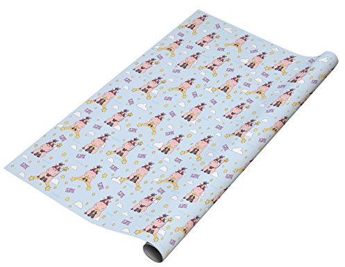 Knuddelhorn® Einhorn Geschenkpapier mit dem Namen des Kindes bedruckt - tolle Verpackung für Einhorn-Fans