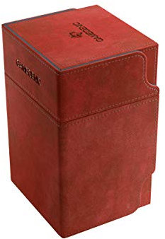 Gamegenic Watchtower 100-Card Convertible Deck Box, Red