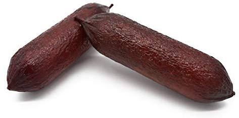 Lebensmittelattrappe ungarische Salami Kunststoff Replika Fakefood Deko Requisite Metzger Fleischer