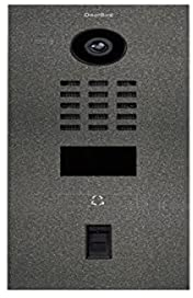 DoorBird D2101FV Fingerprint 50 IP Video Türstation | Video-Türsprechanlage mit 1 Ruftaste, Fingerabdruckleser, RFID, HD-Video, Bewegungssensor, in Eisenglimmer (DB 703)