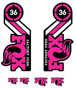 Adesivi compatibili con forcella bici Fox Factory Fork 36 29''