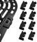 Air Fryer Rubber Bumpers for Instants Vortex COSORI Air Fryer Crisper Tray, 8PCS Premium Air Fryer Rubber Feet Replacement Parts, Rubber Tabs, Rubber Tips for Instants Air Fryer Grill Plate Pan