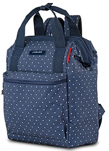 Jaslen - Bolsa Termica Porta Alimentos - Bolsa Comida Trabajo. Bolsa Nevera Porta Alimentos - Bolsa Comida. Bolsa Nevera. Bolsa Termica Comida. Fiambreras, Marino