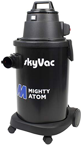 SkyVac Mighty Atom, Wet & Dry Gutter Vacuum 240V-VACUUM ONLY-New, Black