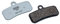 BBB Cycling Austauschbare Shimano Scheibenbremsbeläge für die BBS-55C Coolfin I Organic Compound Bremsbeläge I DiscStop Coolfin BBS-55CP, Blue