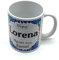 PLUS HOME Taza personalizada con nombre. Regalos personalizados con nombre y texto. Tazas con frases originales.LORENA