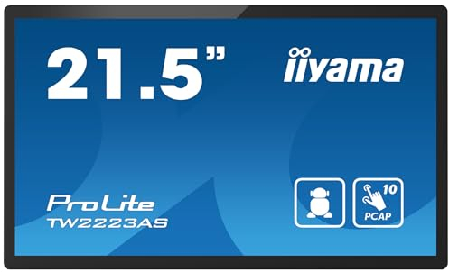 iiyama TW2223AS 54.6cm VA TOUCH PCAP 21.5''/1920x1080/Micro-SD/2xUSB