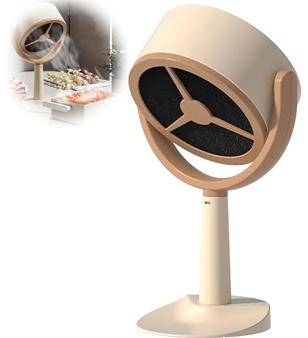 Desktop Cooker Hood,Mini Portable Range Hood,Small Kitchen Extractor Fan,125 ° Adjustable Angle, Adjustable In Two Levels,For Kitchen, Home, BBQ, Hot Pot